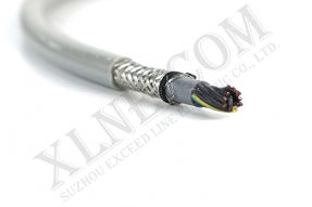 10*0.5 十芯PUR聚氨酯双护套高柔性屏蔽拖链电缆