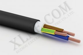 H05VV5-F 3X2.5 耐油聚氯乙烯护套非屏蔽软电缆
