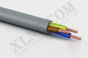 H05VV5-F 3X0.75 耐油聚氯乙烯护套非屏蔽软电缆