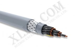H05VVC4V5-K 20×0.5 双护套耐油屏蔽软电缆