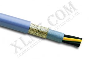 H05VVC4V5-K 5X0.75 双护套耐油屏蔽软电缆
